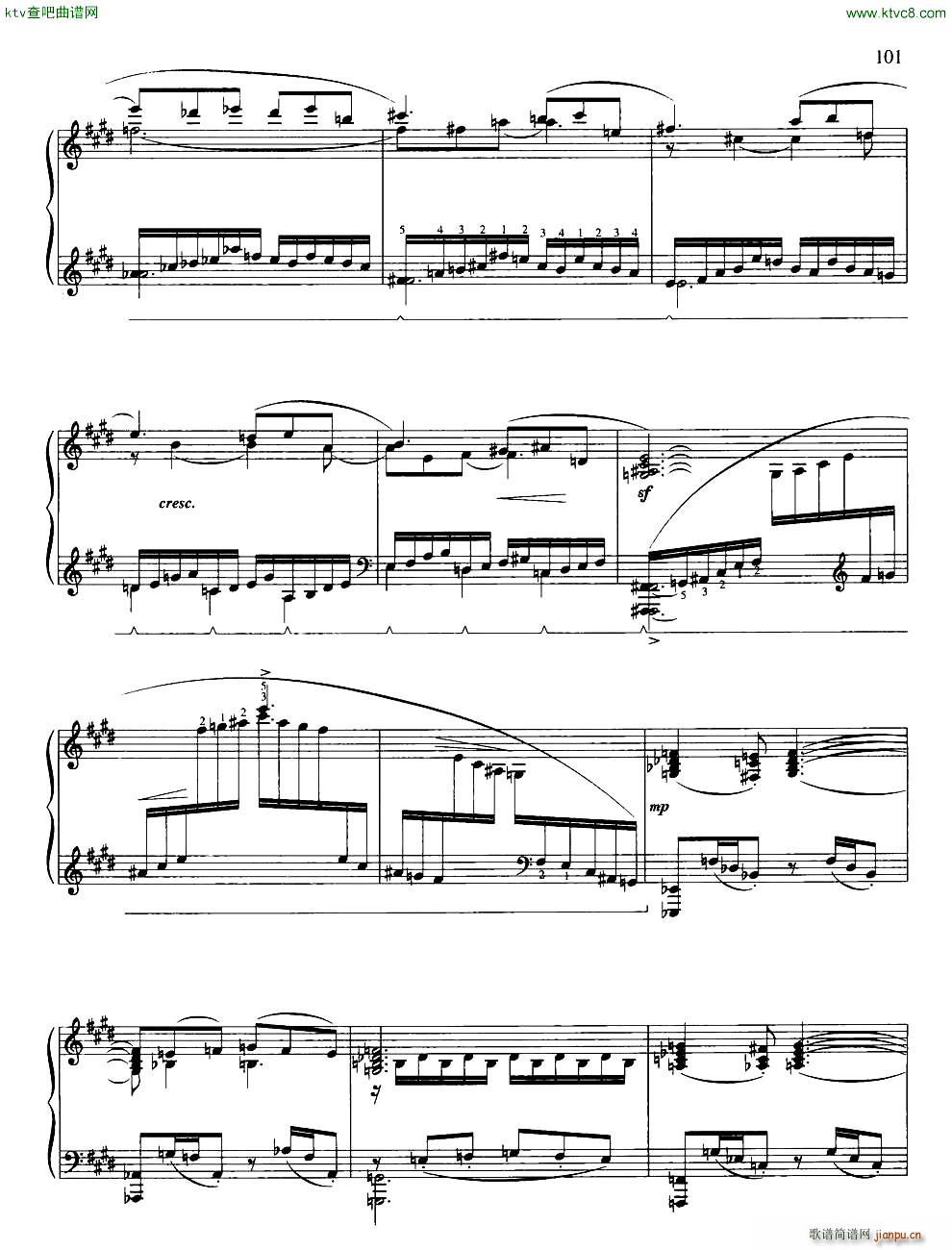 奏鸣曲1 储望华 共三部(钢琴谱)6