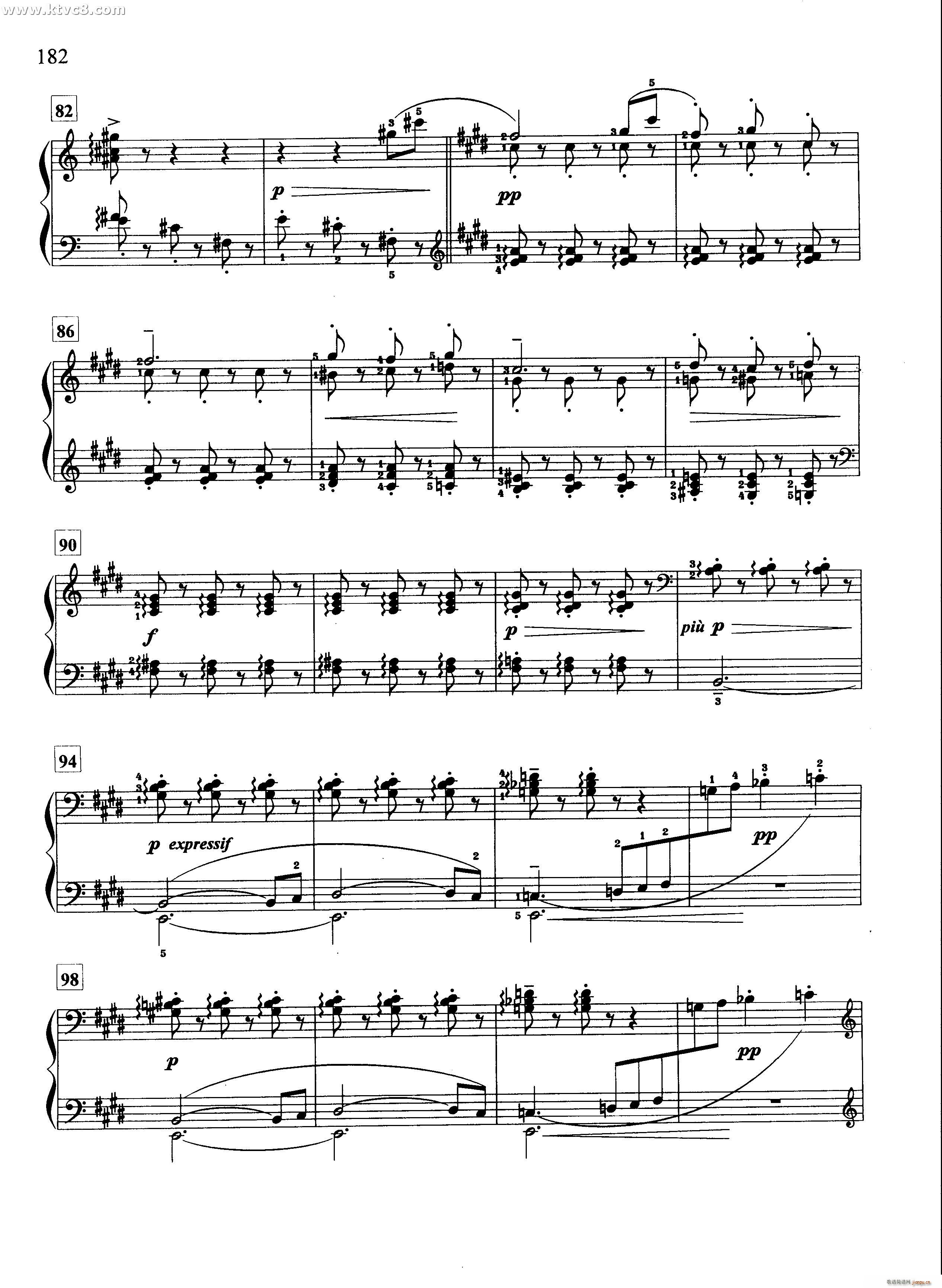 洋娃娃的小夜曲(钢琴谱)5