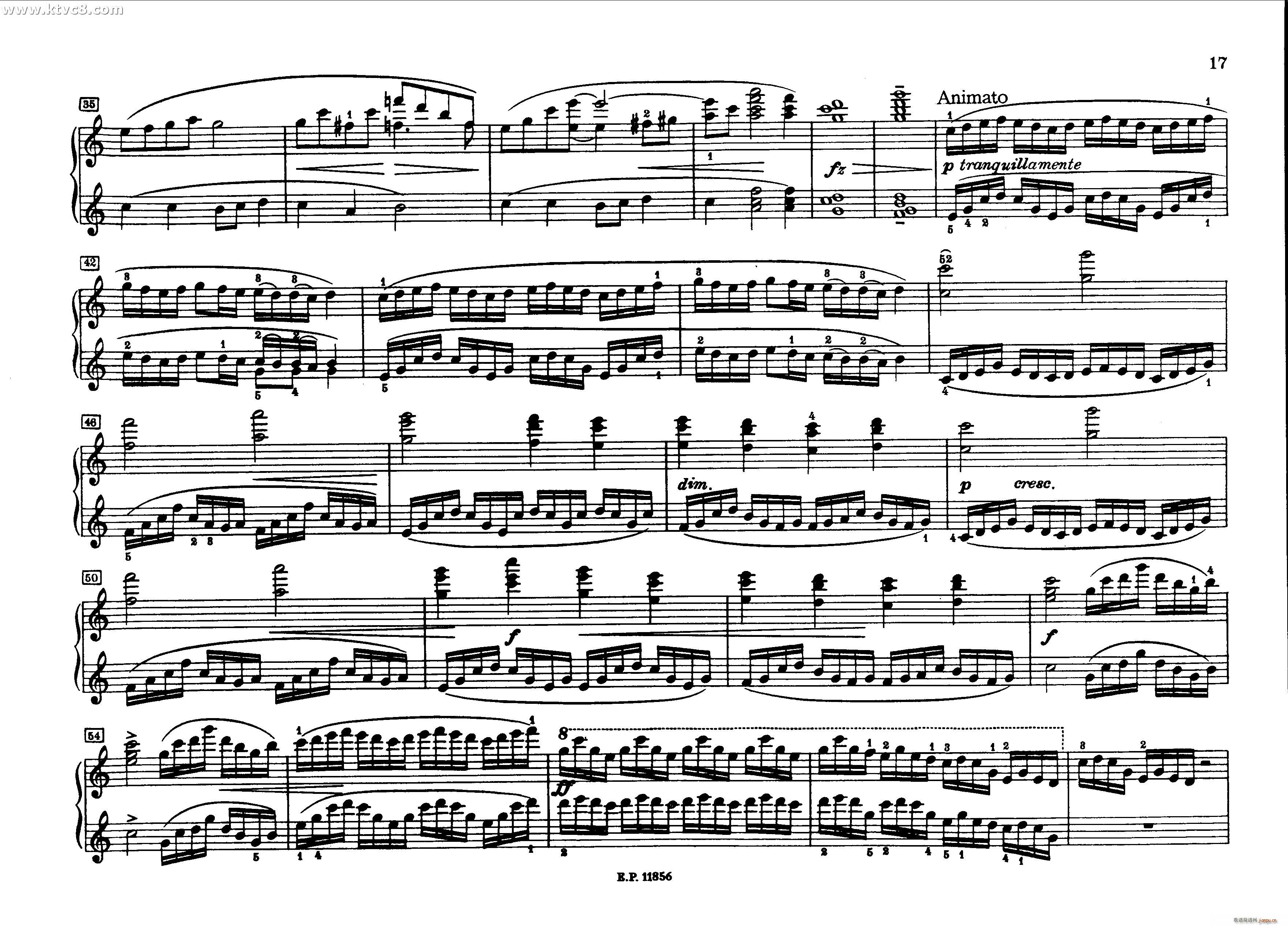 德沃夏克钢琴二重奏曲集 传奇(钢琴谱)14