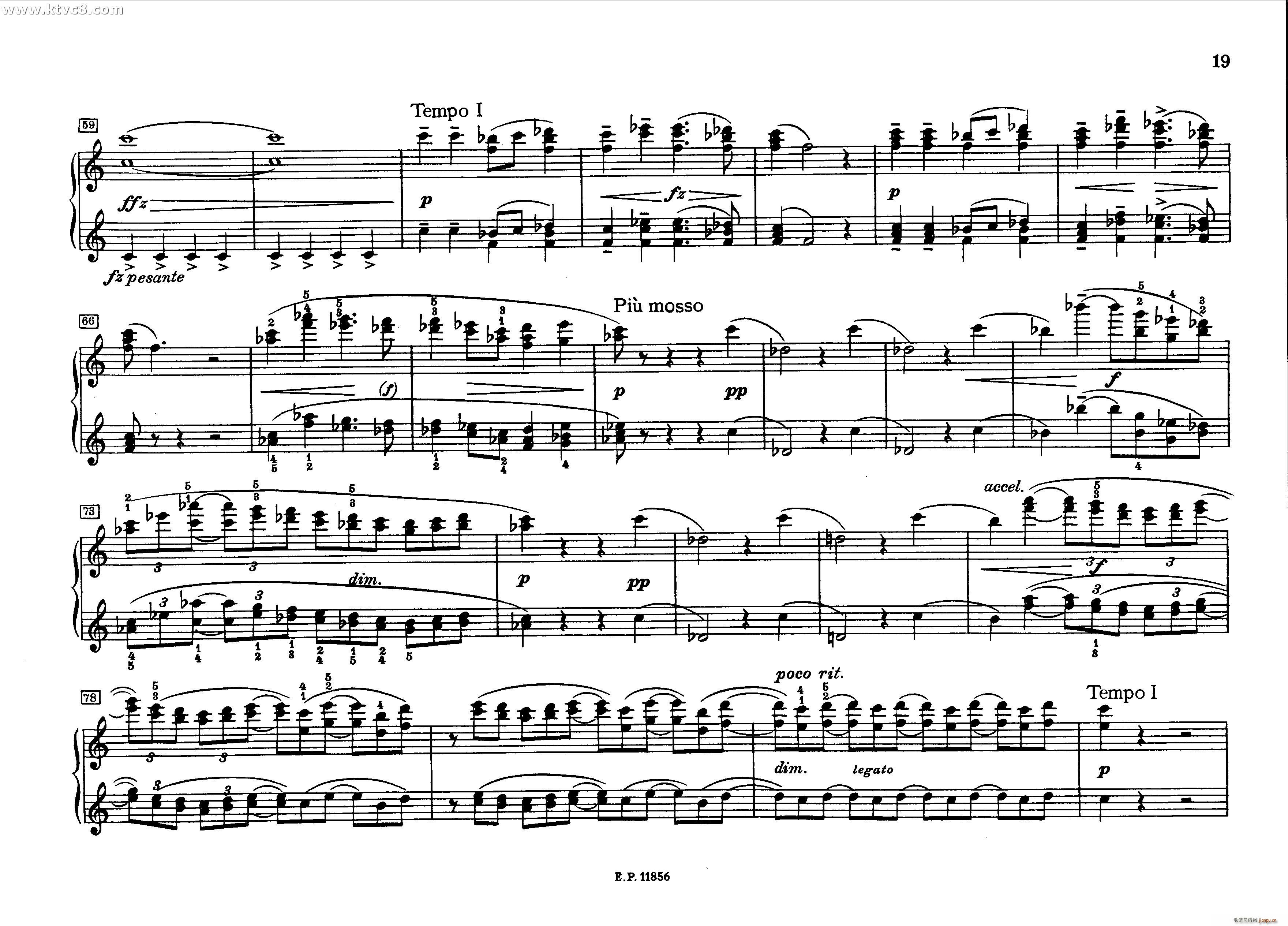 德沃夏克钢琴二重奏曲集 传奇(钢琴谱)16