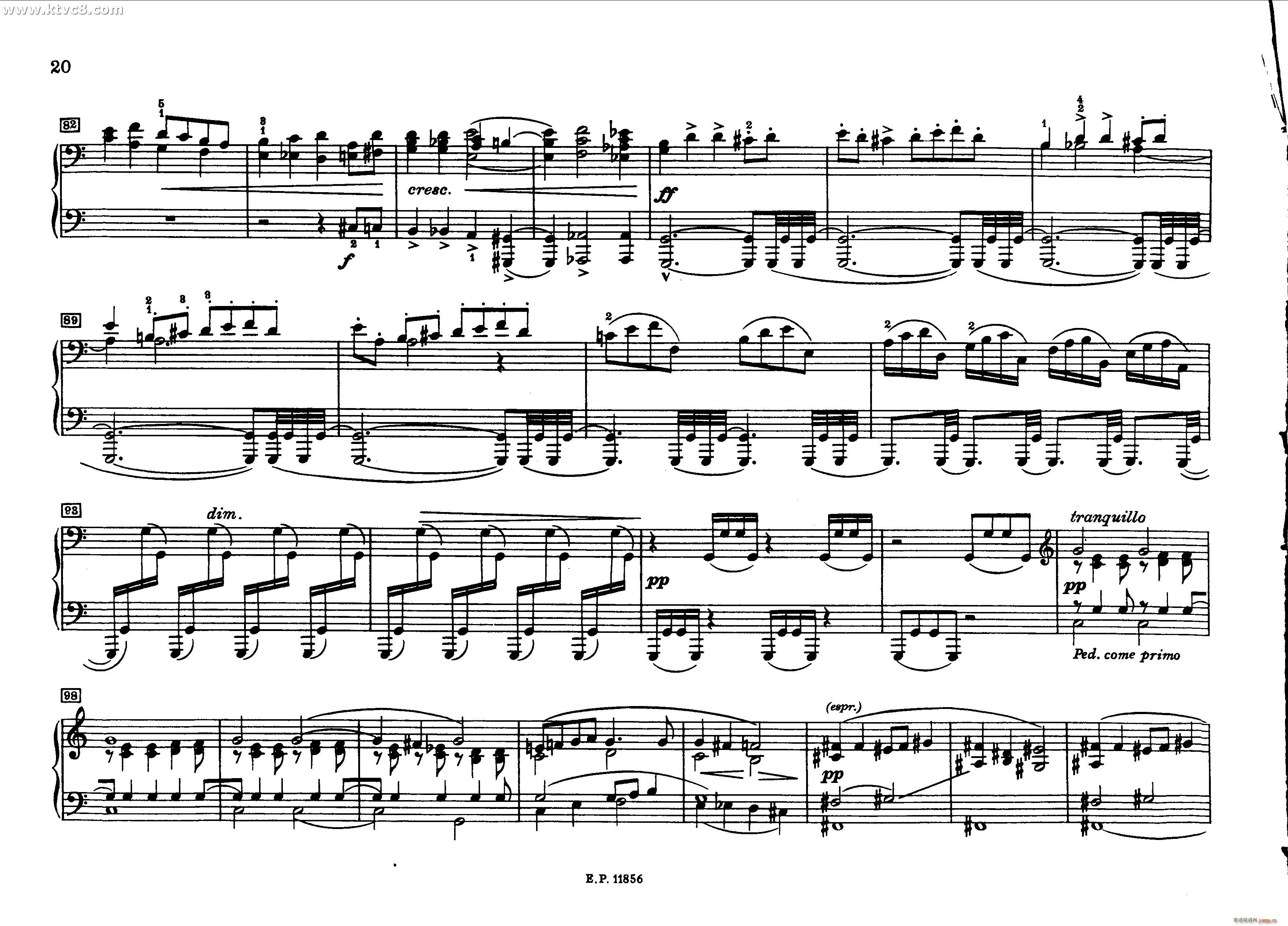 德沃夏克钢琴二重奏曲集 传奇(钢琴谱)17