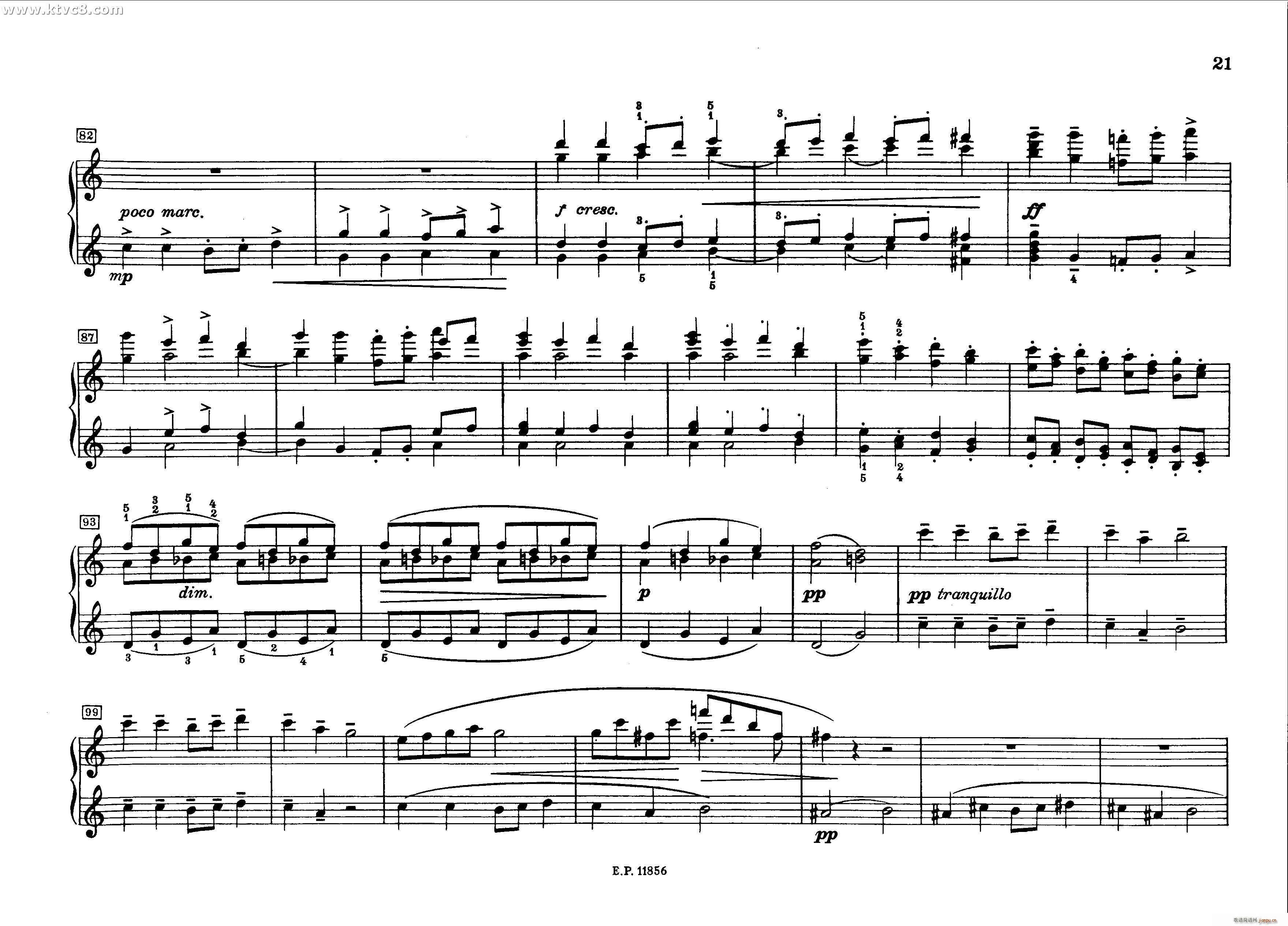 德沃夏克钢琴二重奏曲集 传奇(钢琴谱)18