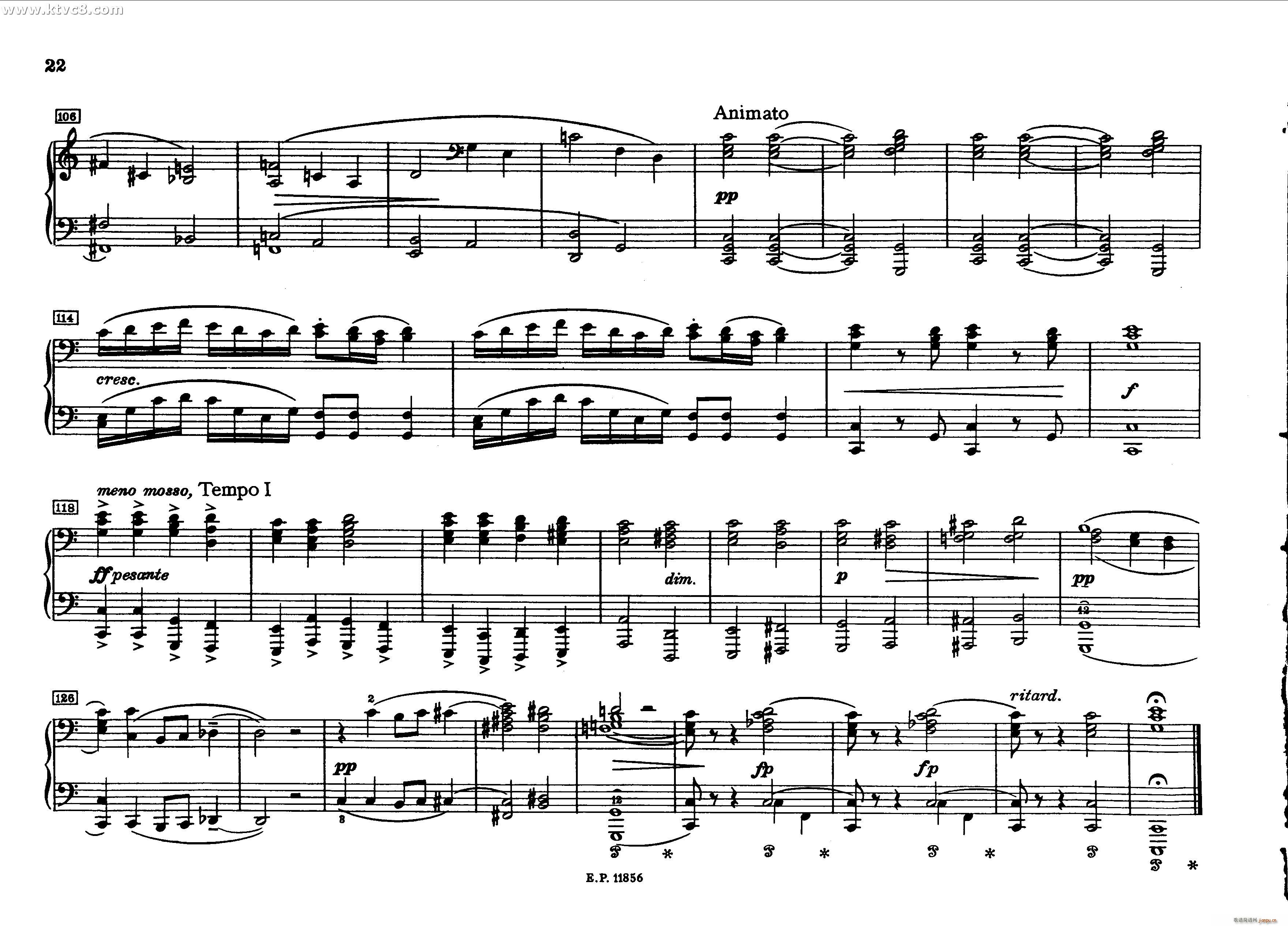 德沃夏克钢琴二重奏曲集 传奇(钢琴谱)19