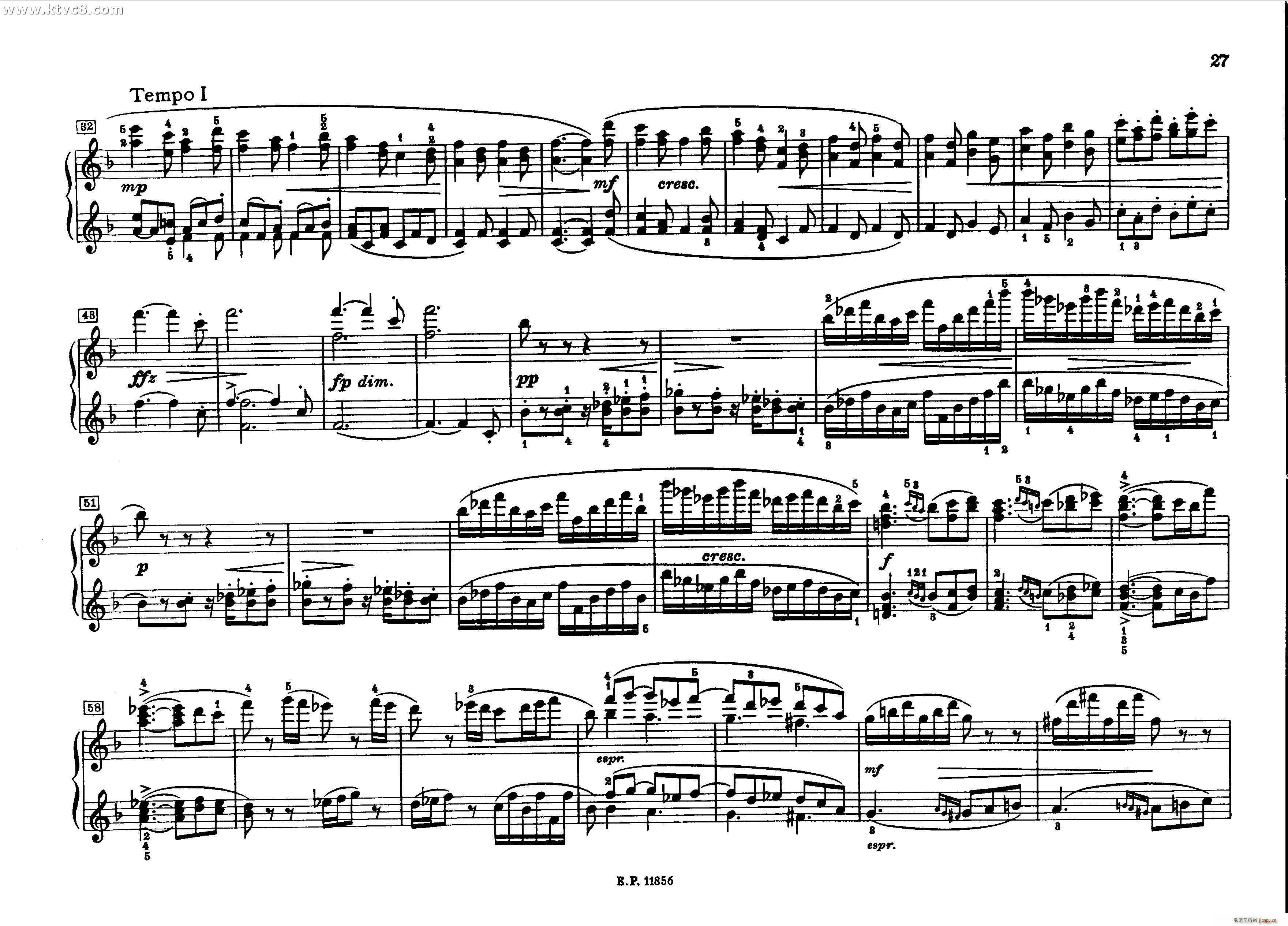 德沃夏克钢琴二重奏曲集 传奇(钢琴谱)24