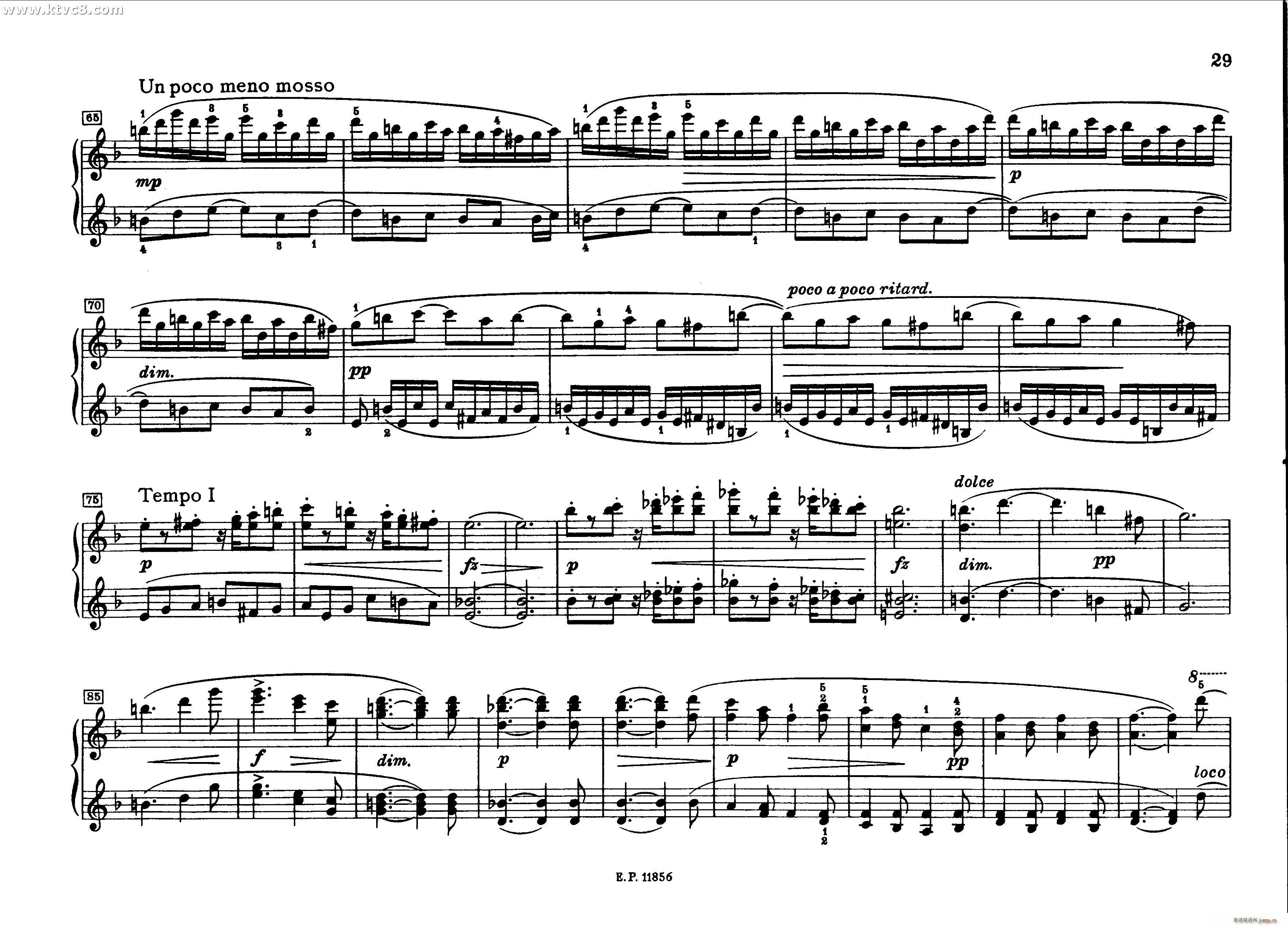 德沃夏克钢琴二重奏曲集 传奇(钢琴谱)26