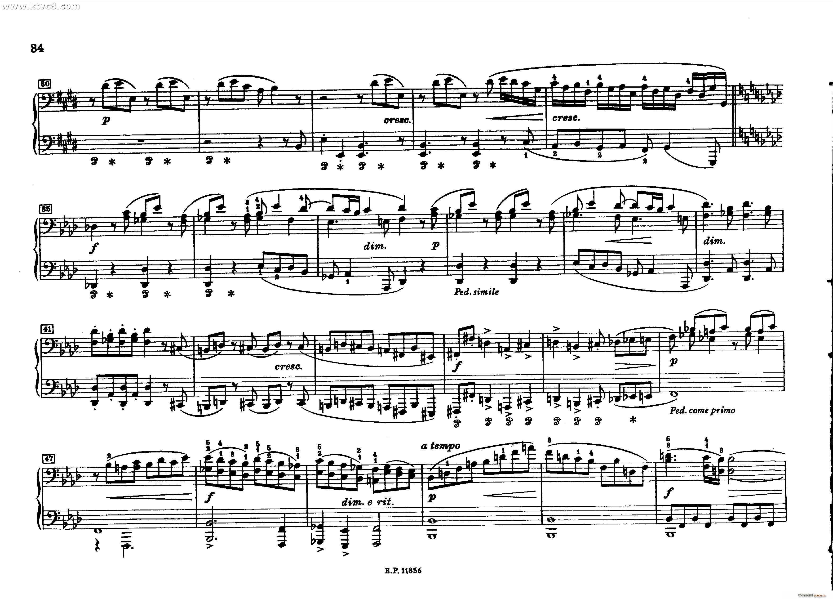 德沃夏克钢琴二重奏曲集 传奇(钢琴谱)31