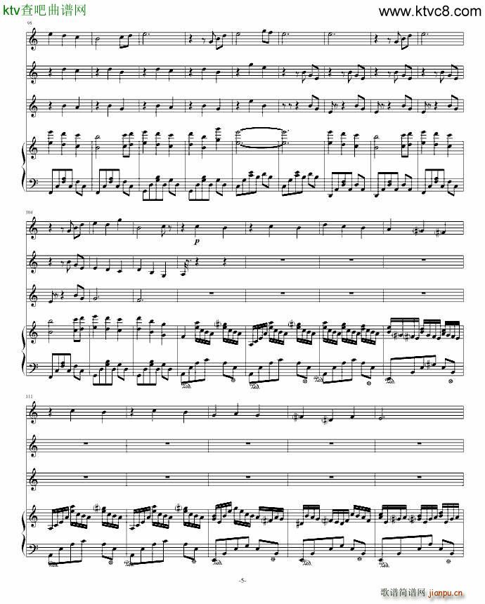 once the red sky(钢琴谱)9