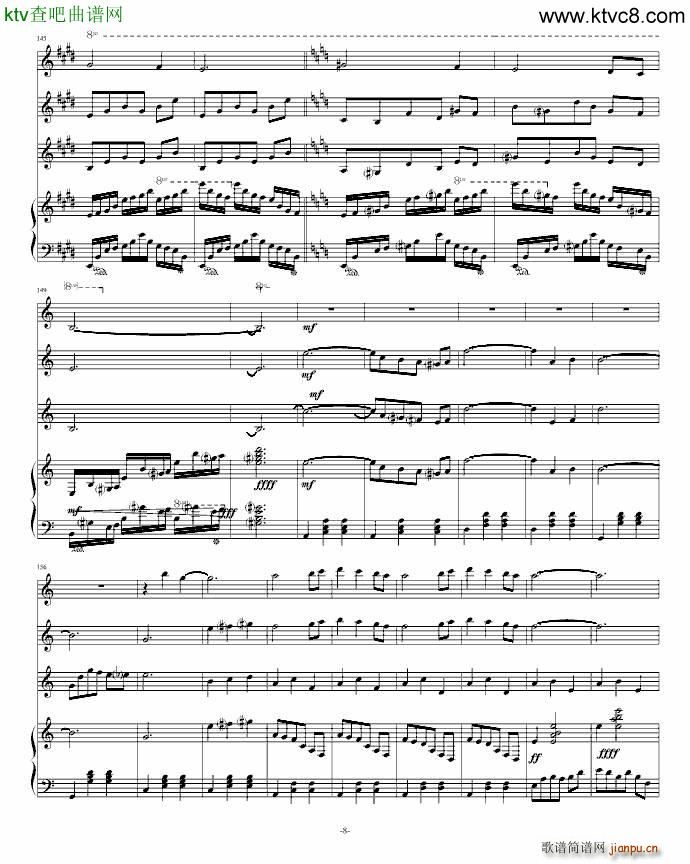 once the red sky(钢琴谱)15