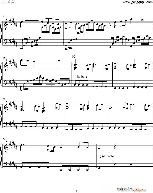 亡灵序曲 the dawn(钢琴谱)3