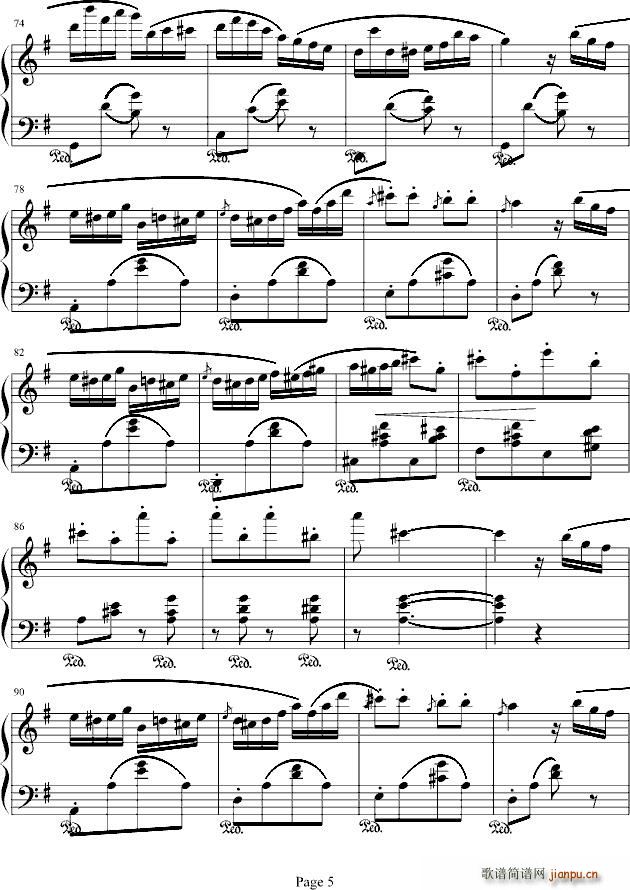 喷泉 The Fountain(钢琴谱)5