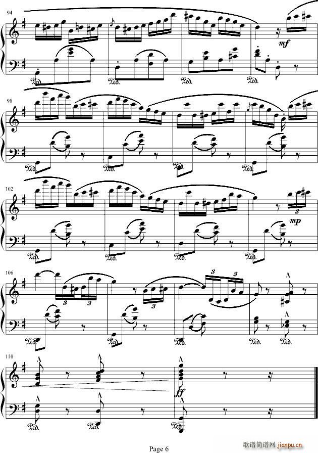 喷泉 The Fountain(钢琴谱)6