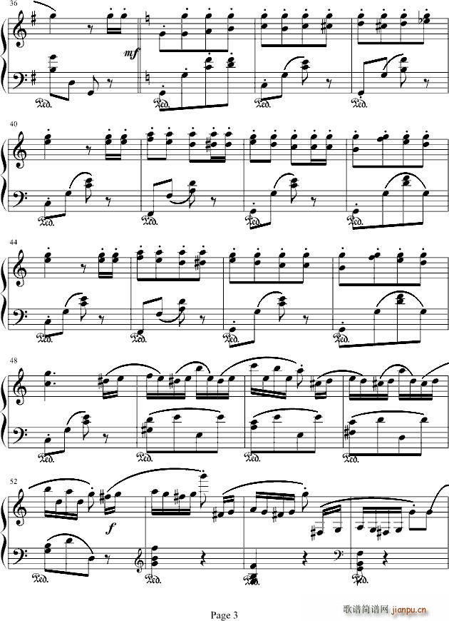 喷泉 The Fountain(钢琴谱)3