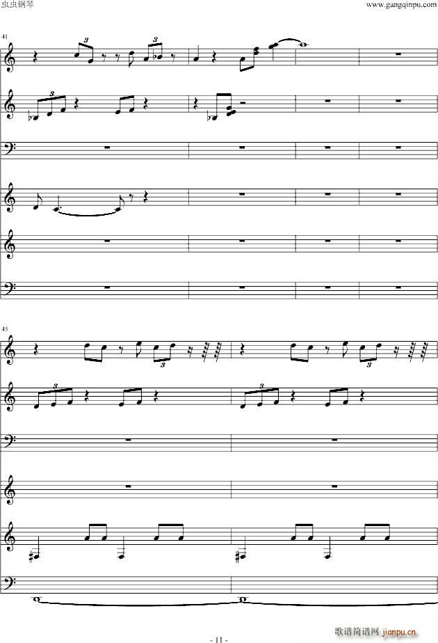 白夜 韩剧 妇产科医生 原声OST(钢琴谱)11