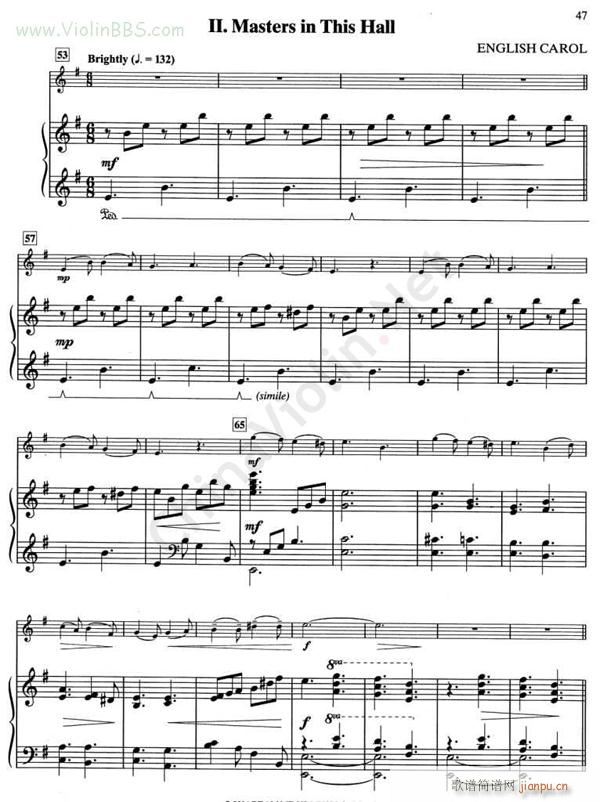 II Mas in this hall 钢琴伴奏(钢琴谱)1