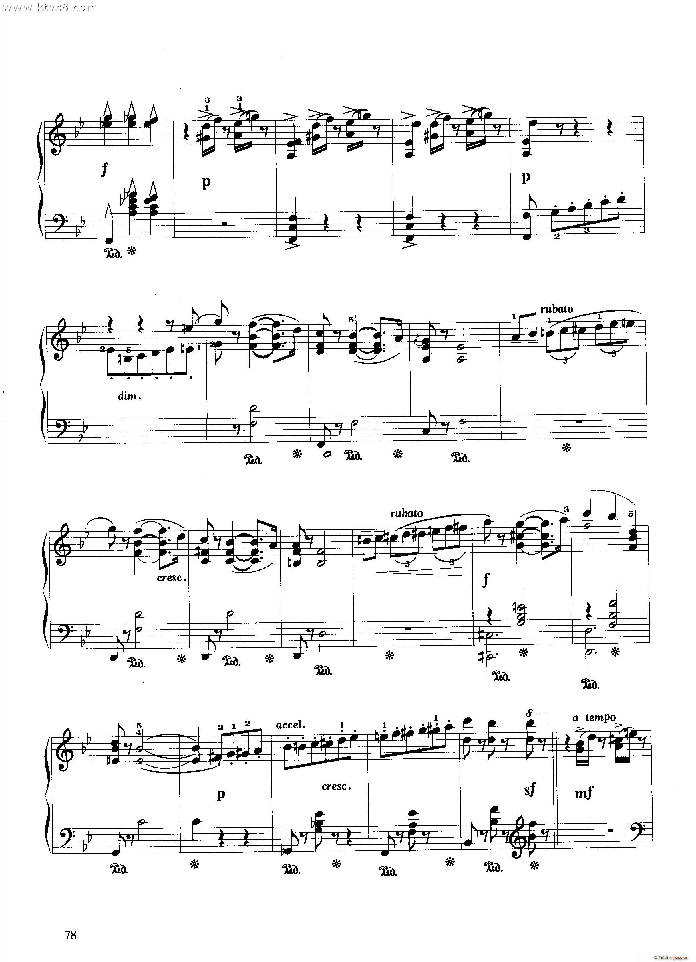 足尖舞(钢琴谱)3