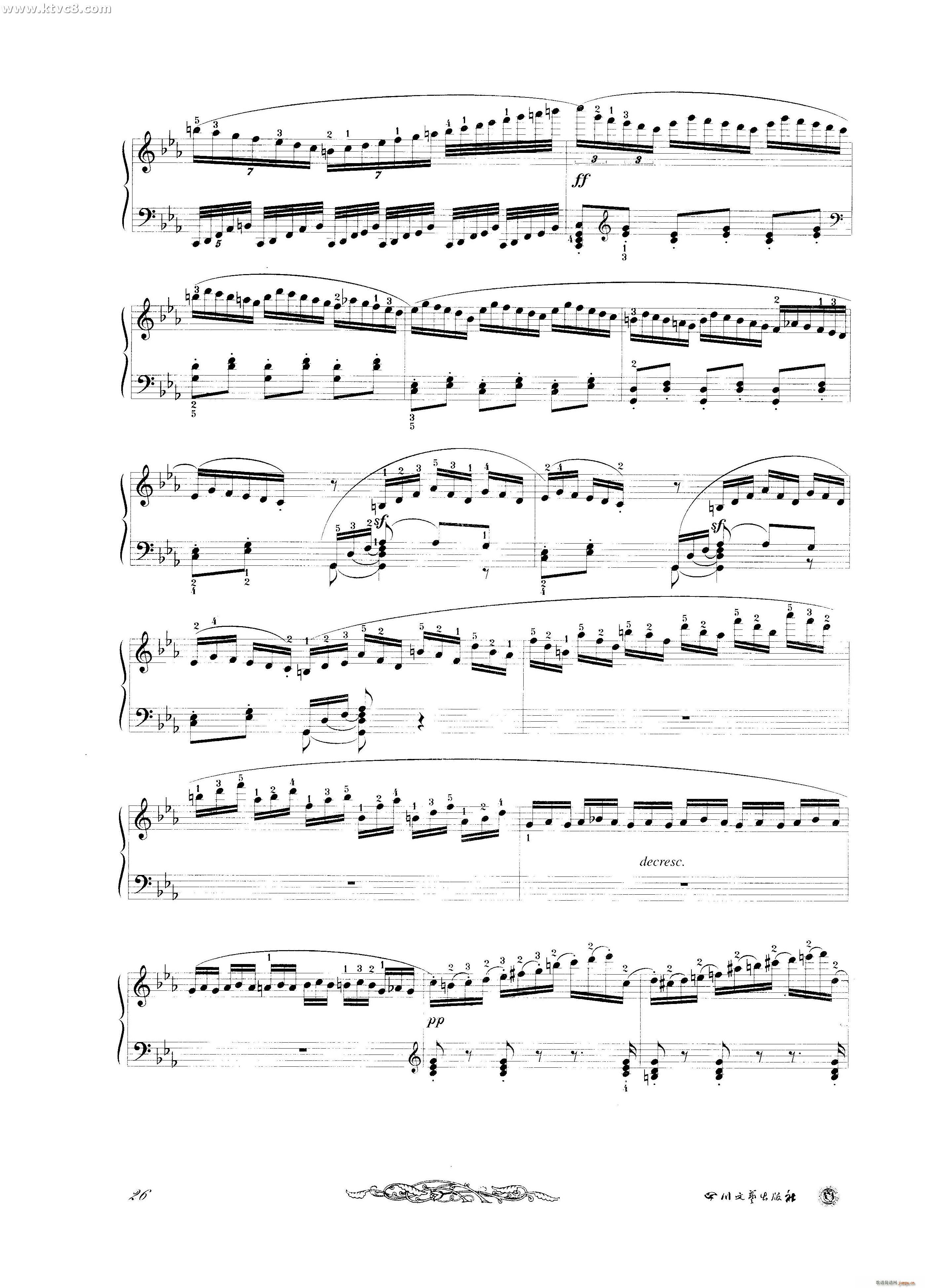 贝多芬钢琴变奏曲集六(钢琴谱)14