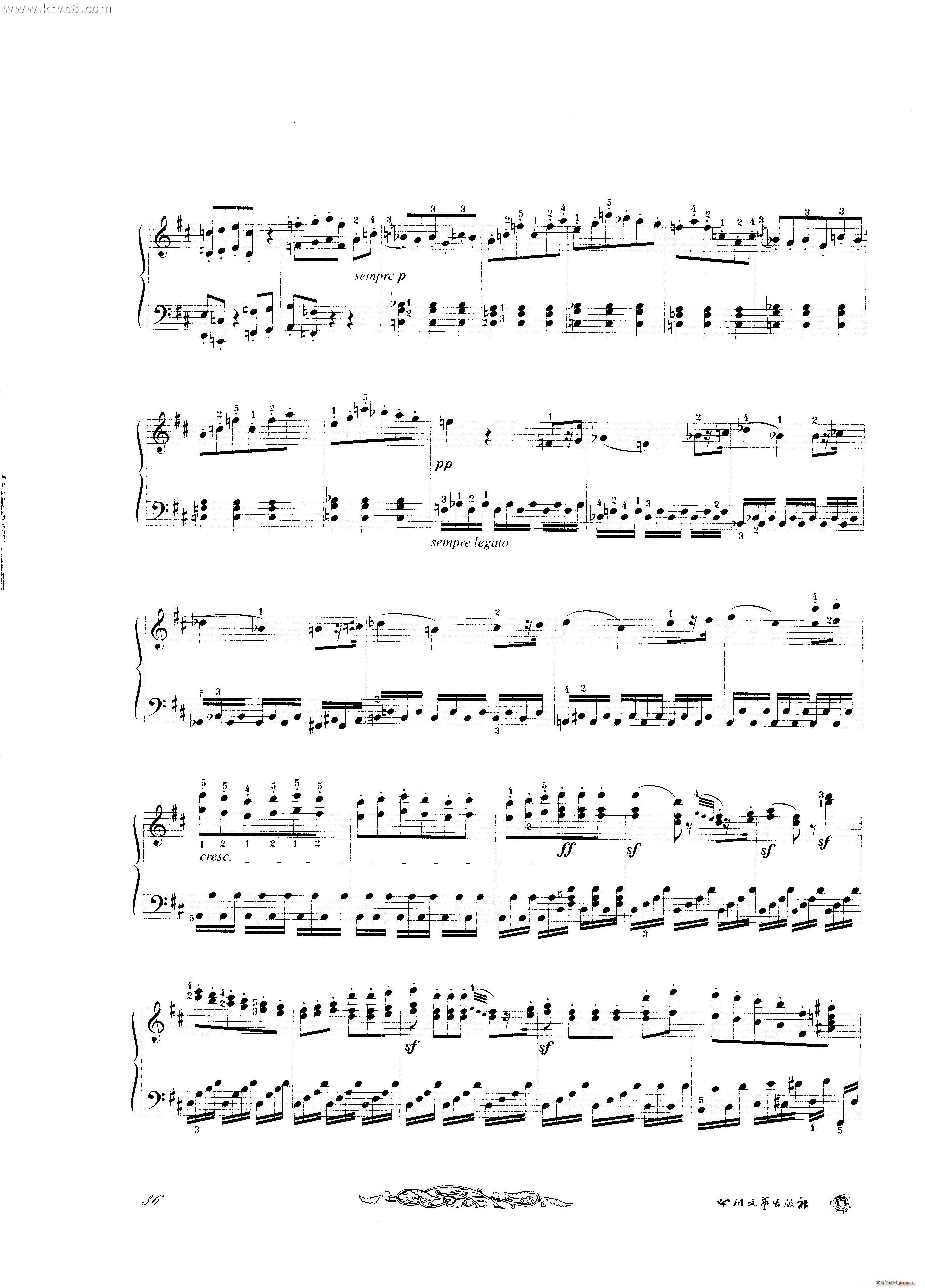 贝多芬钢琴变奏曲集三(钢琴谱)5