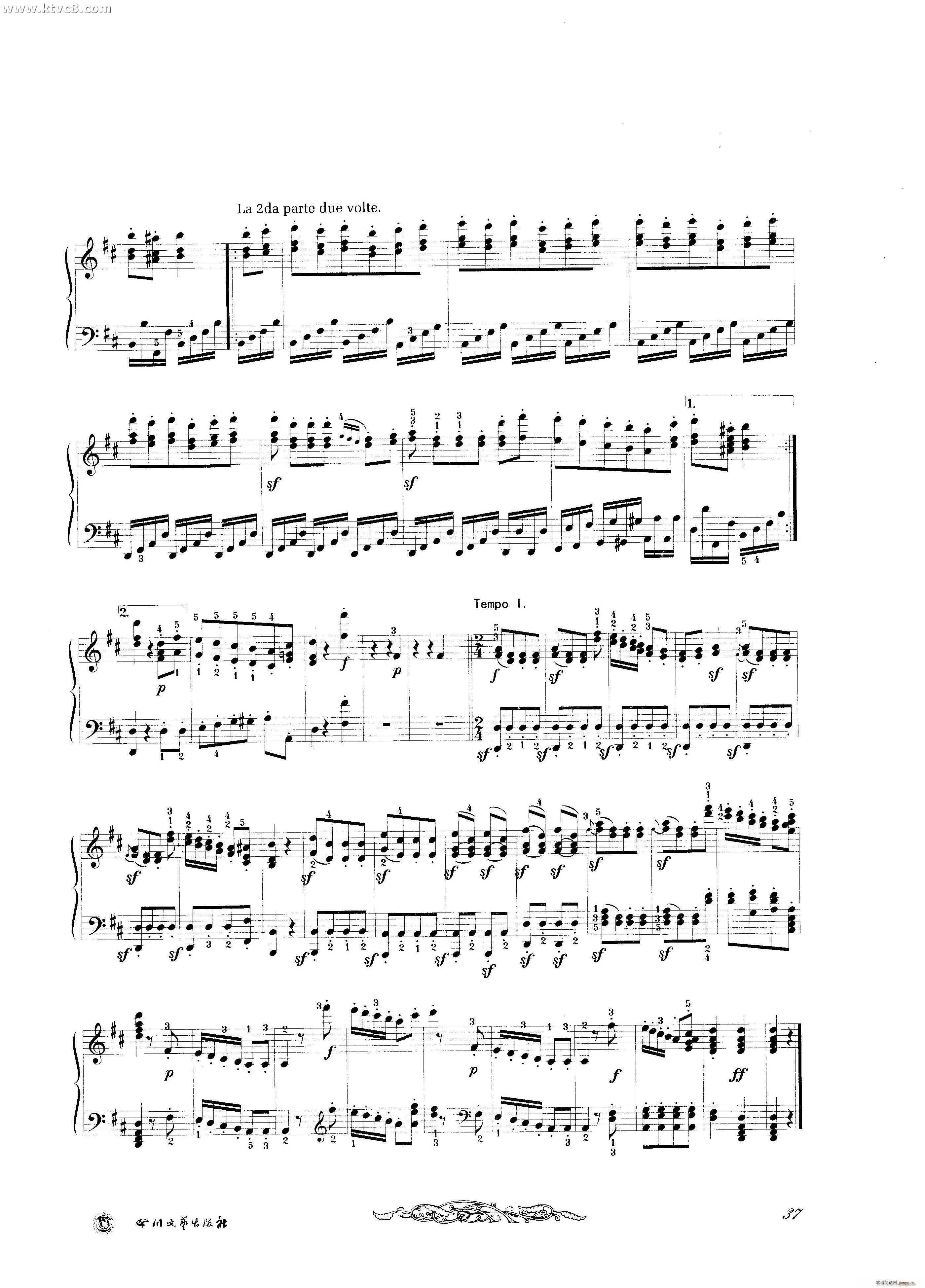 贝多芬钢琴变奏曲集三(钢琴谱)6