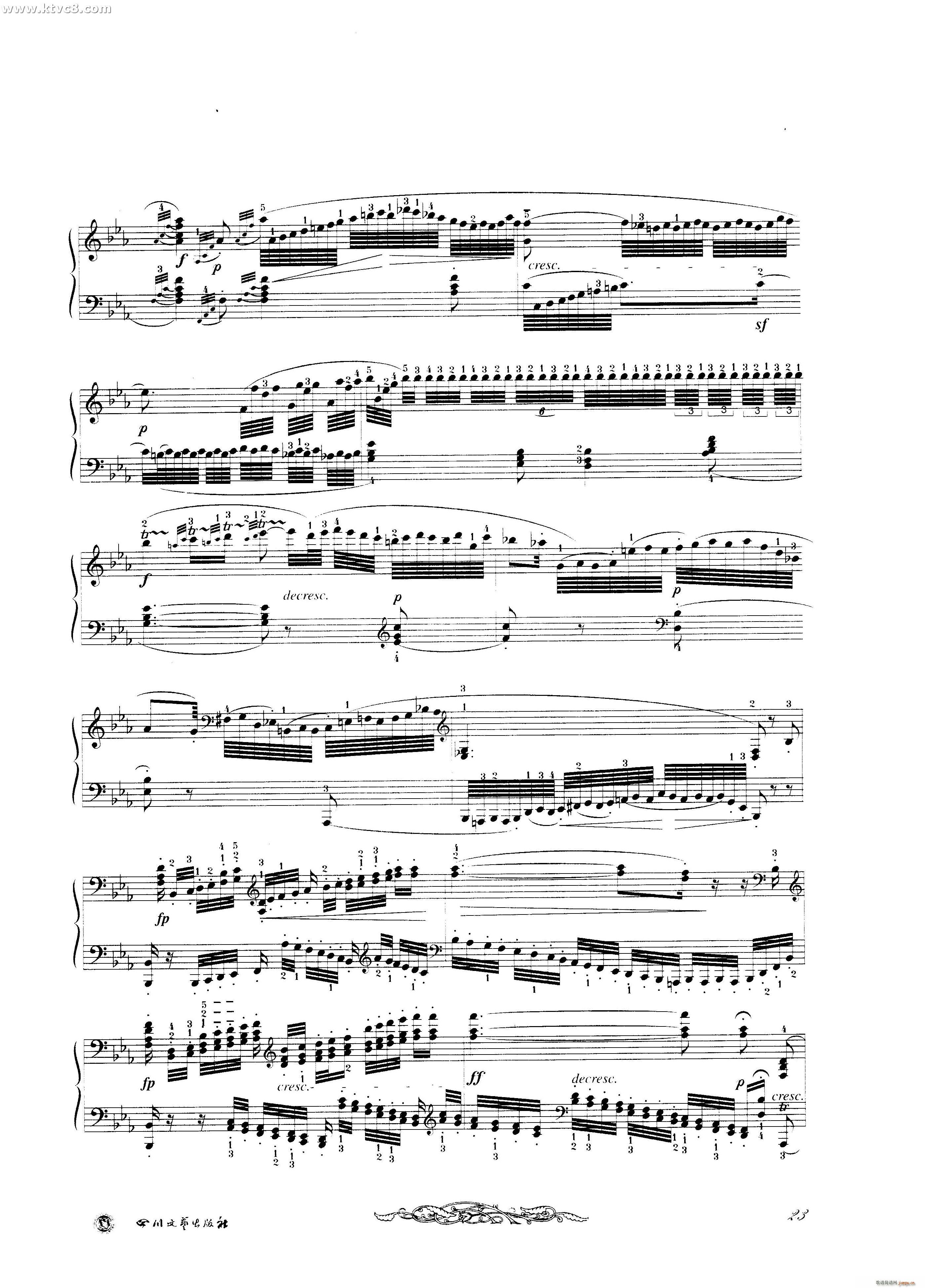 贝多芬钢琴变奏曲集二(钢琴谱)12