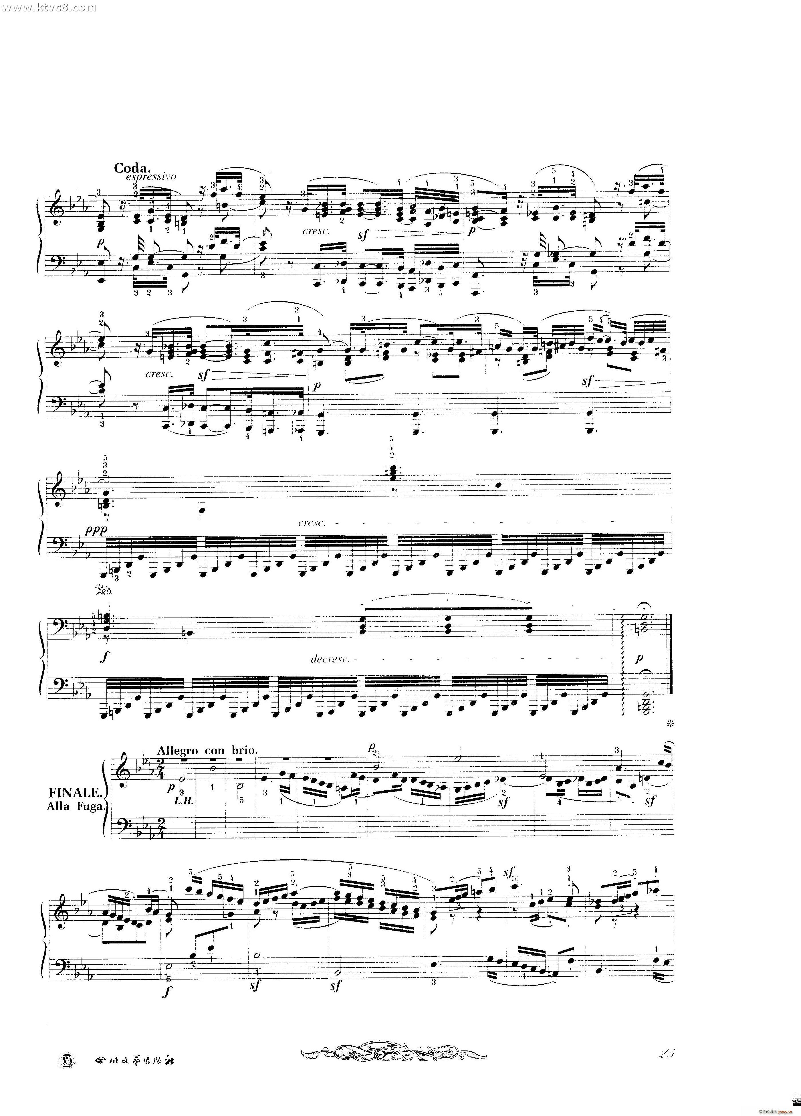 贝多芬钢琴变奏曲集二(钢琴谱)14