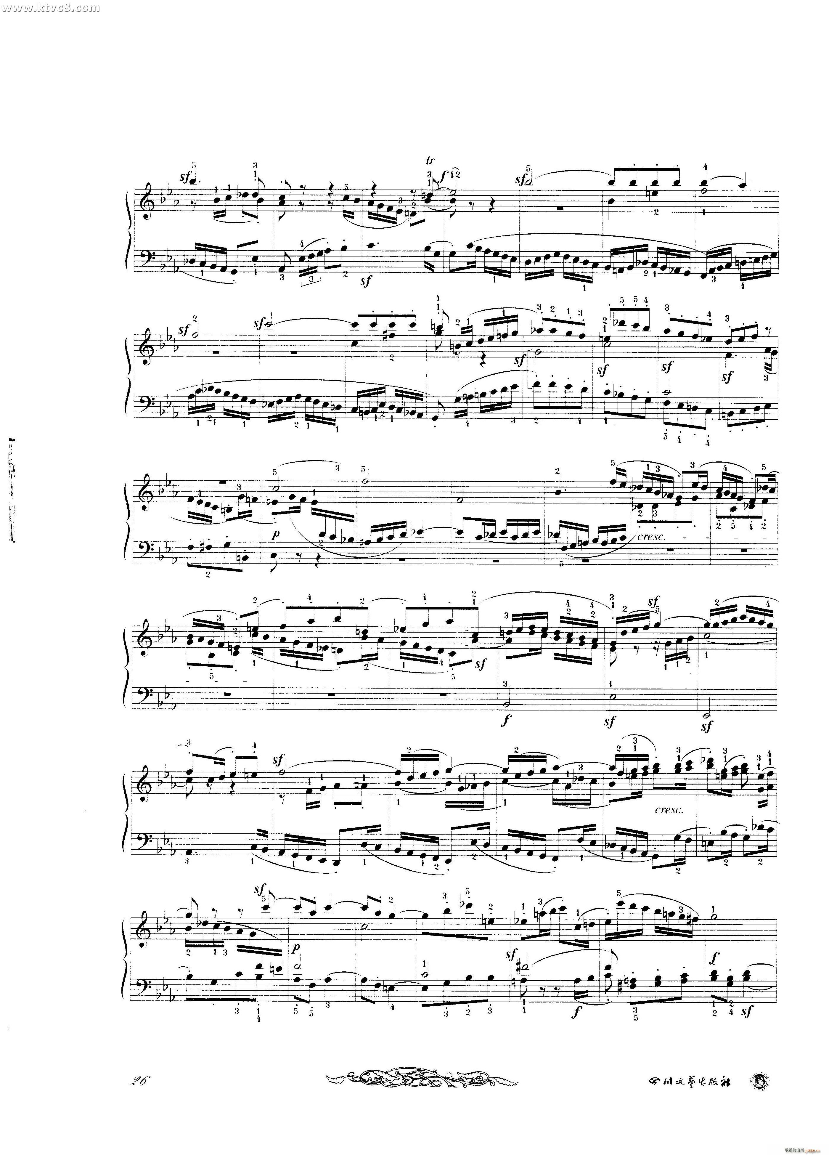 贝多芬钢琴变奏曲集二(钢琴谱)15