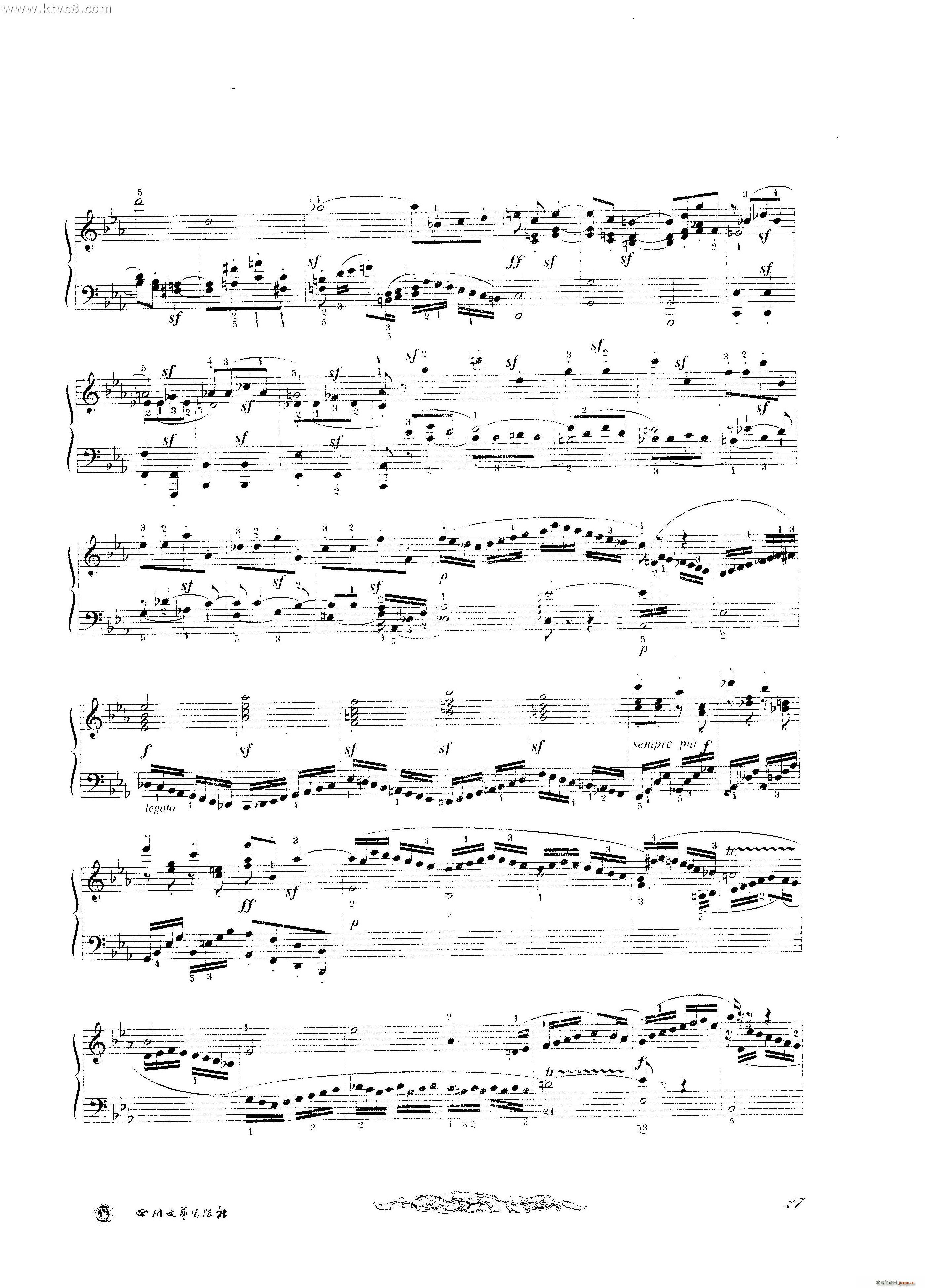 贝多芬钢琴变奏曲集二(钢琴谱)16