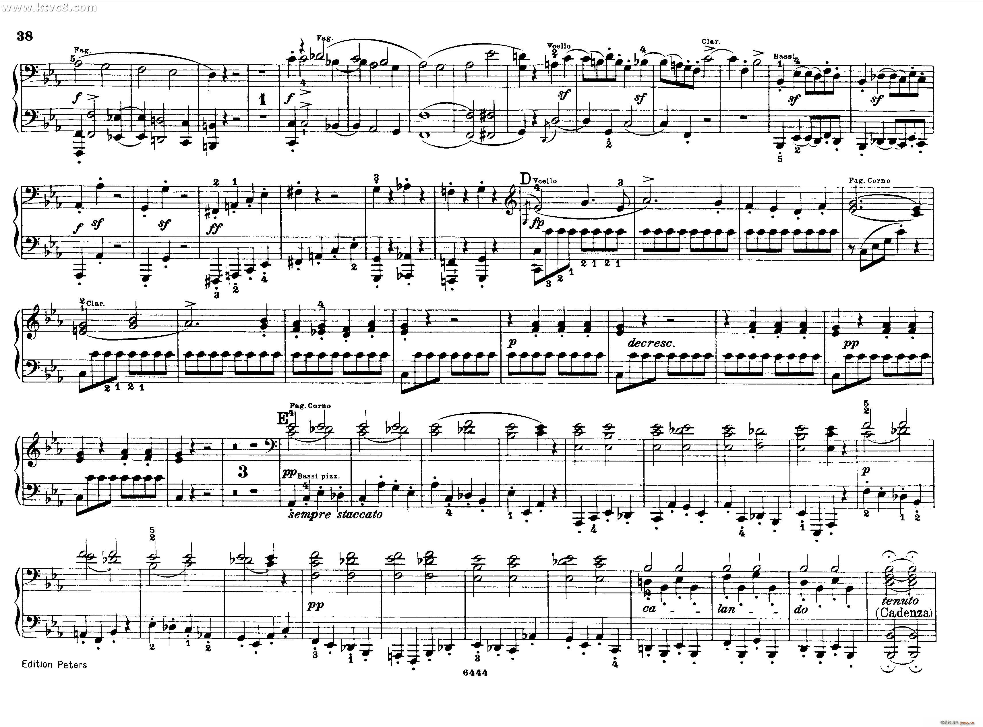 贝多芬大七重奏Op 20 钢琴四手联弹(钢琴谱)37