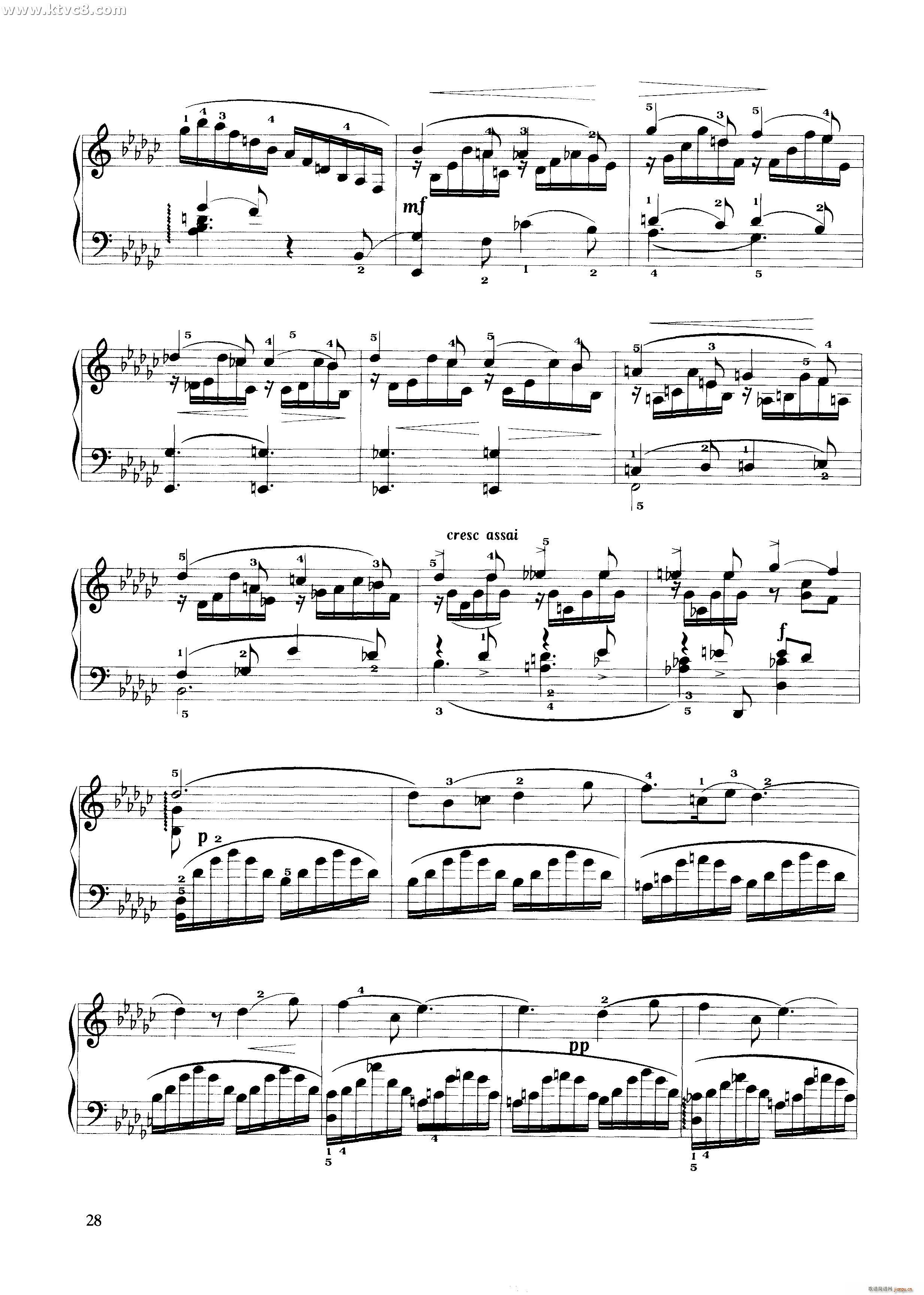 徐徐的微风(钢琴谱)5