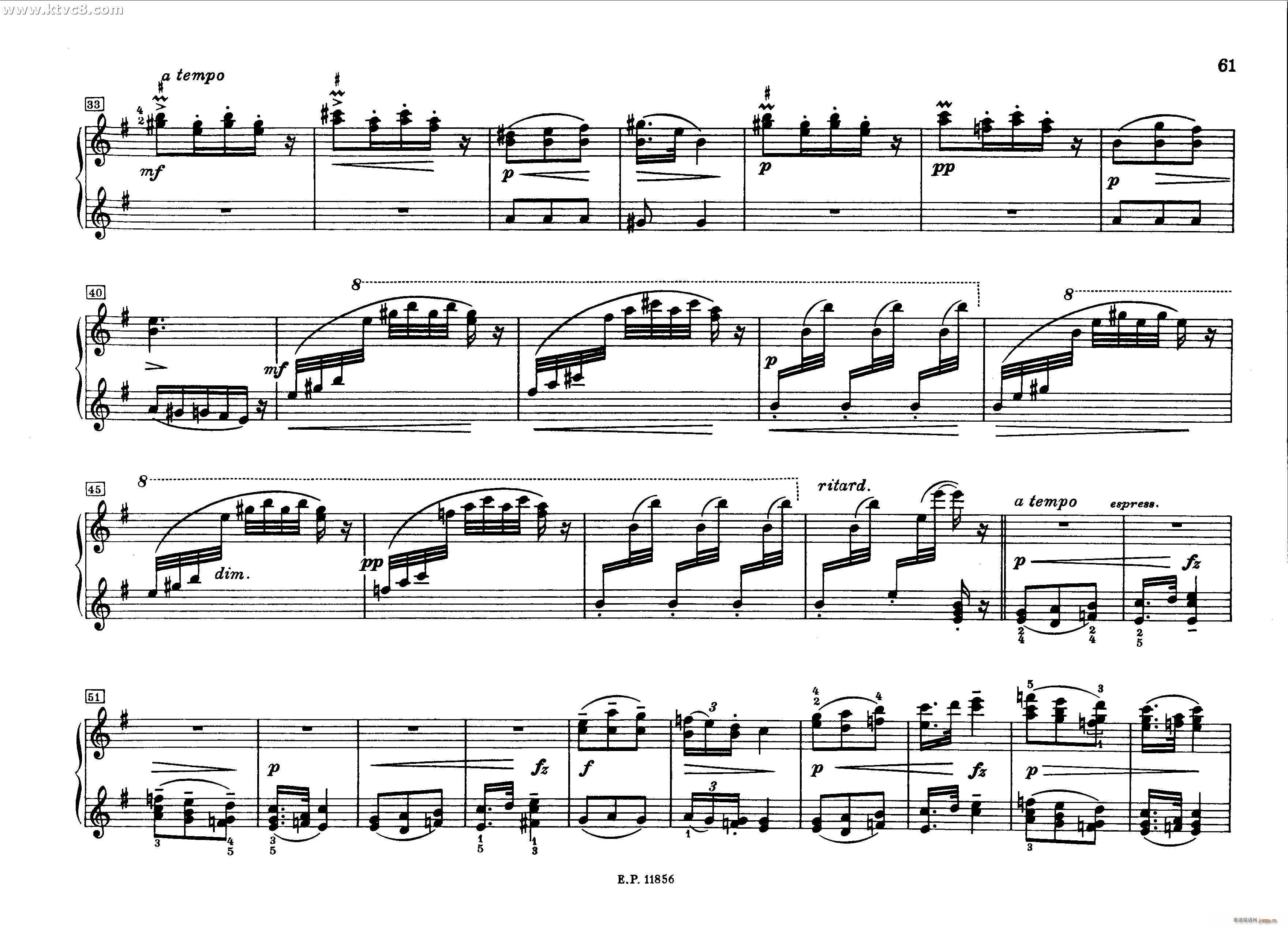 德沃夏克钢琴二重奏曲集(钢琴谱)18