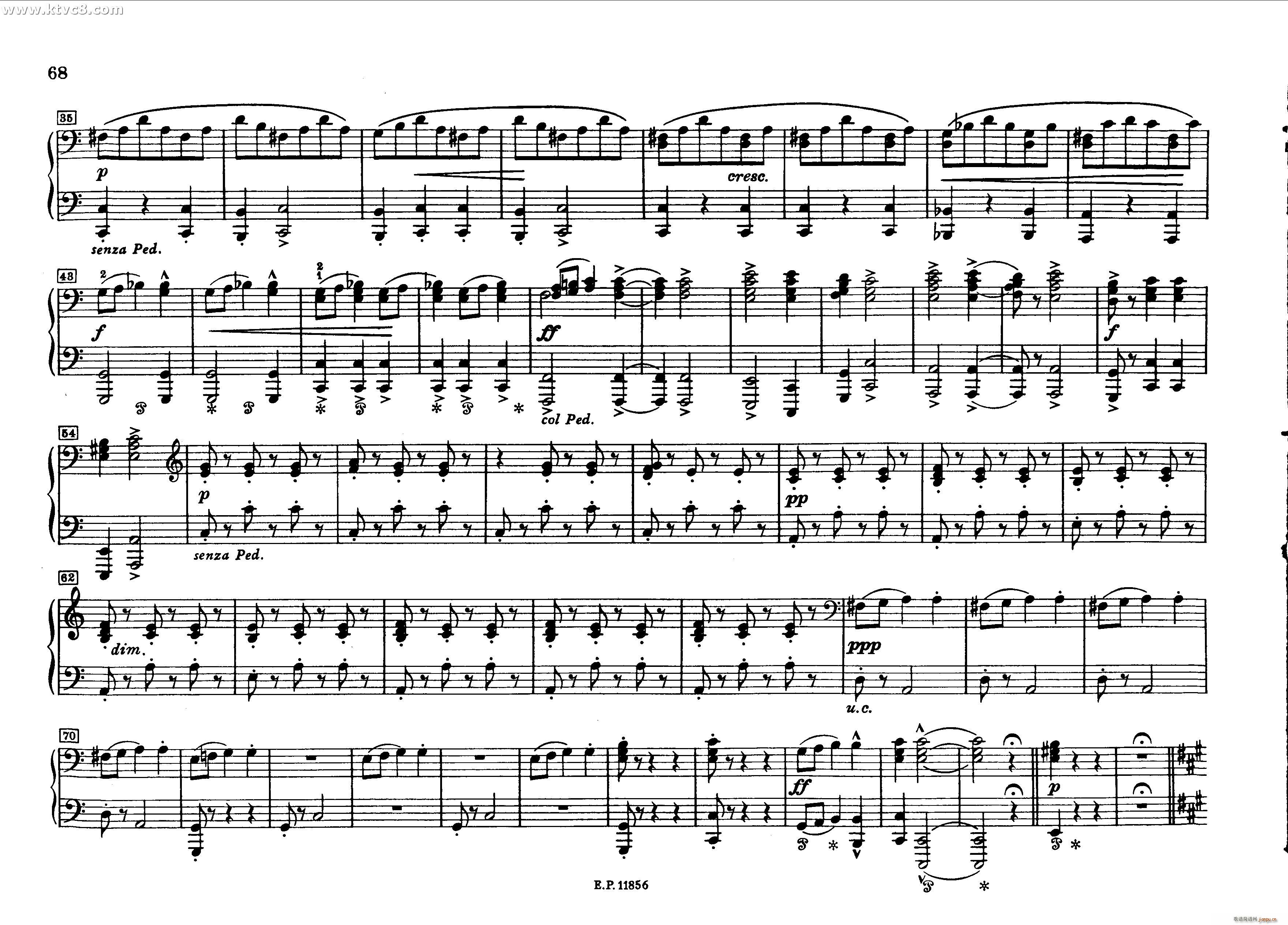 德沃夏克钢琴二重奏曲集(钢琴谱)25