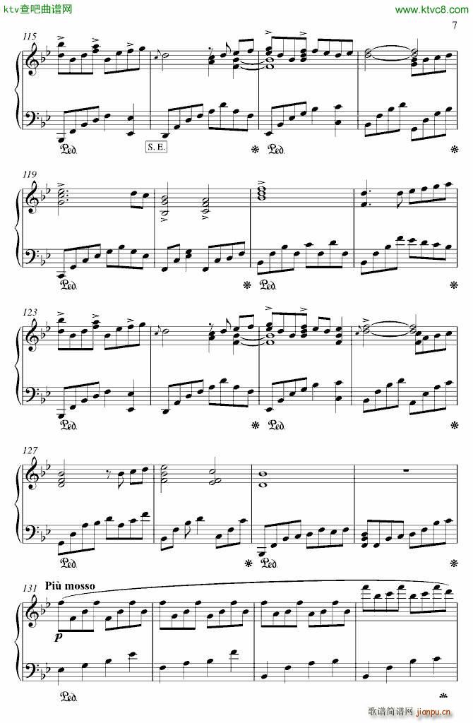 极品钢琴(钢琴谱)7