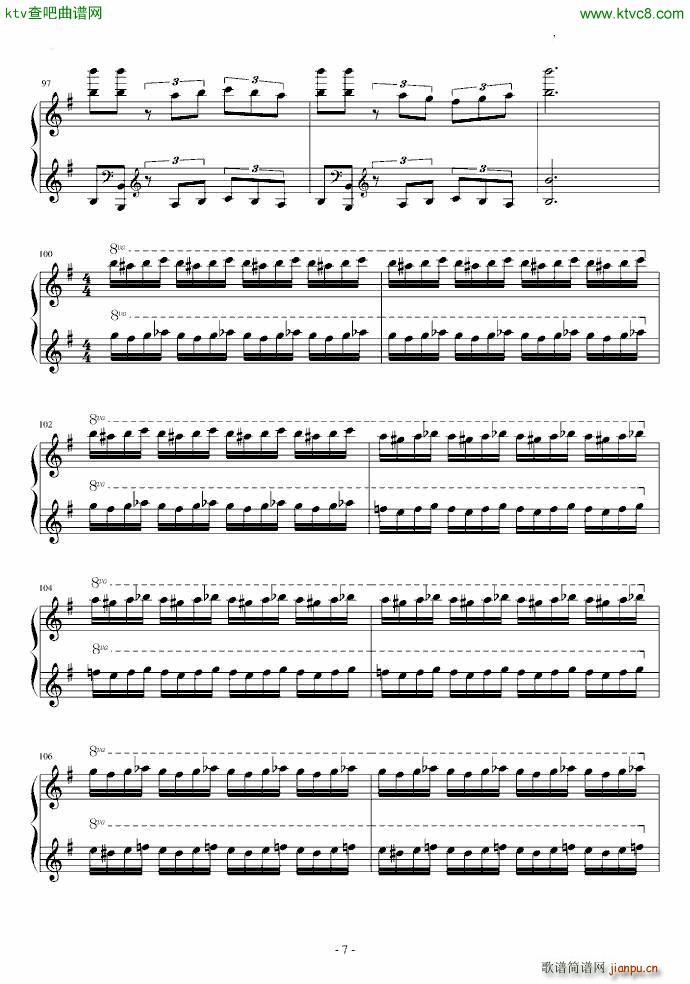 Habanera(钢琴谱)7
