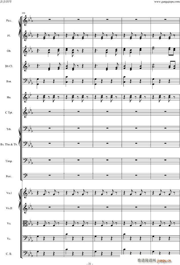 愤怒的小鸟交响曲第三乐章Op(钢琴谱)21