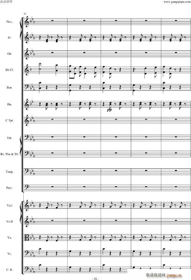 愤怒的小鸟交响曲第三乐章Op(钢琴谱)18