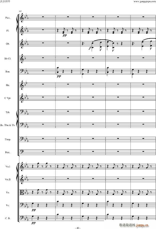 愤怒的小鸟交响曲第三乐章Op(钢琴谱)39