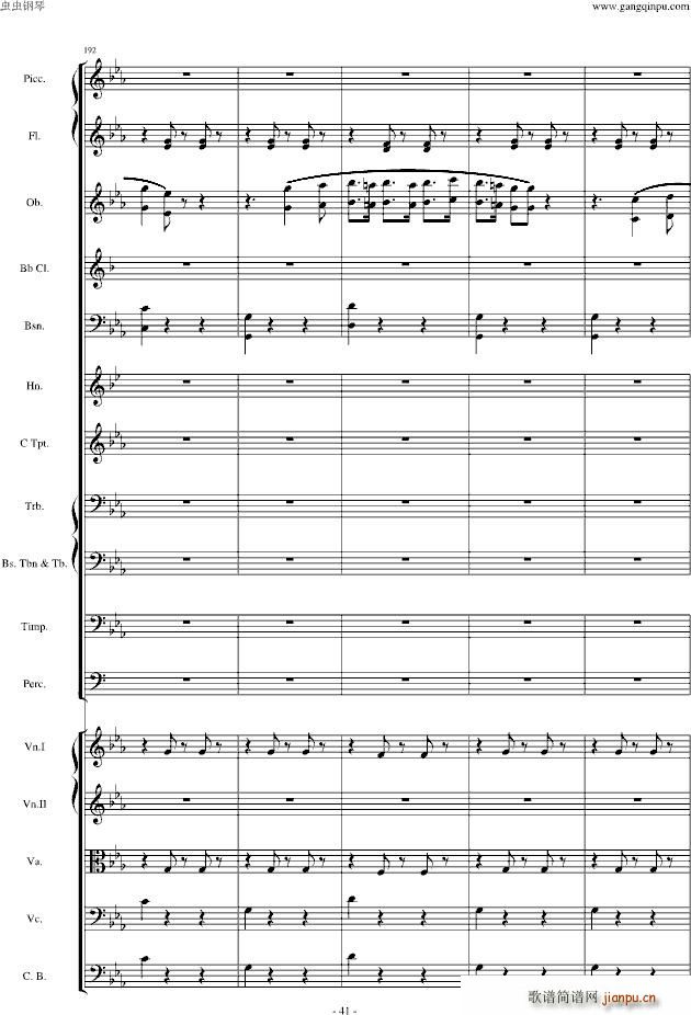 愤怒的小鸟交响曲第三乐章Op(钢琴谱)40