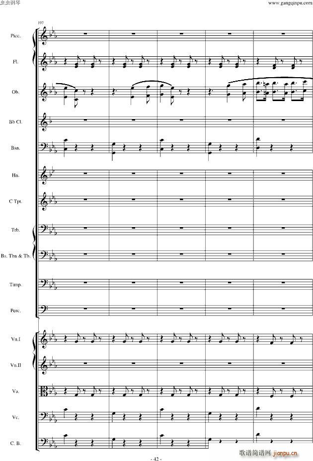 愤怒的小鸟交响曲第三乐章Op(钢琴谱)41