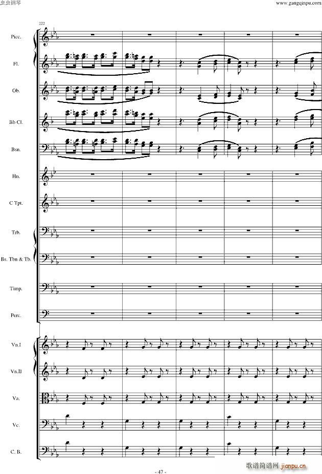 愤怒的小鸟交响曲第三乐章Op(钢琴谱)46