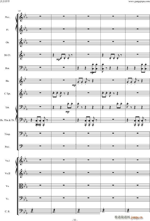 愤怒的小鸟交响曲第三乐章Op(钢琴谱)51