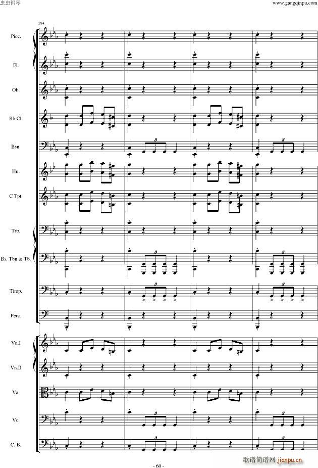 愤怒的小鸟交响曲第三乐章Op(钢琴谱)58