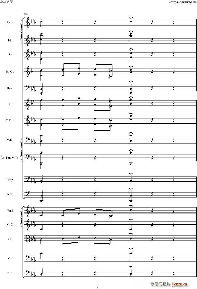 愤怒的小鸟交响曲第三乐章Op(钢琴谱)59