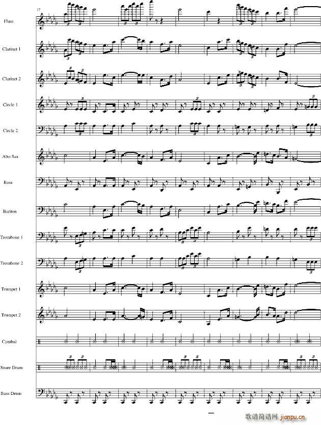 分列式進行曲(钢琴谱)3