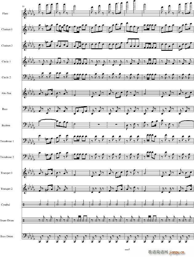 分列式進行曲(钢琴谱)11