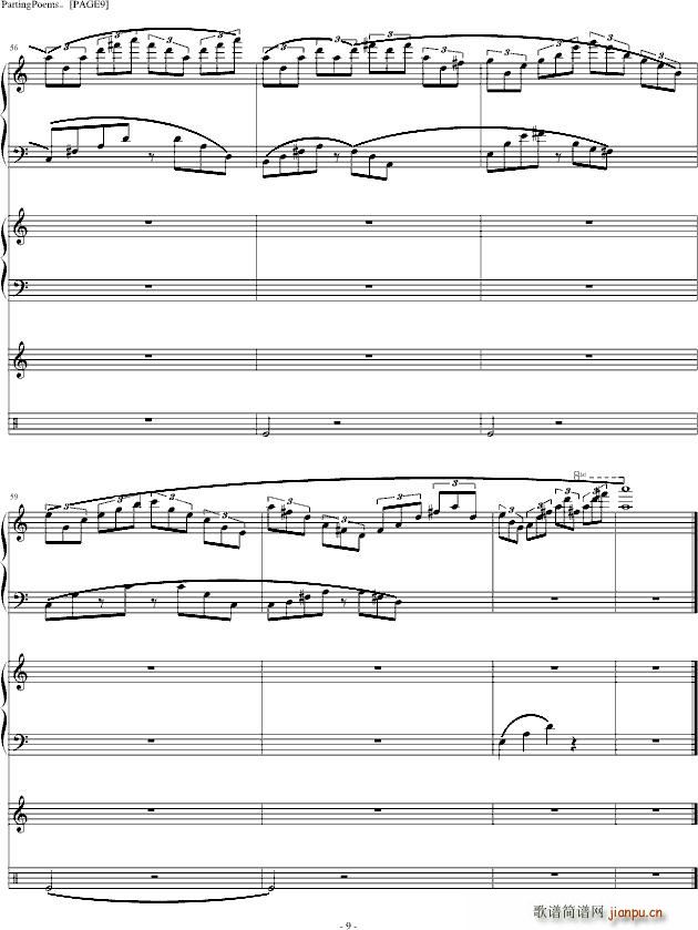 PartingPoems(钢琴谱)9