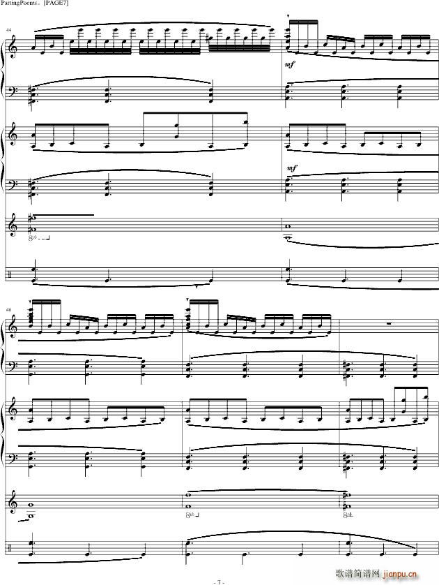 PartingPoems(钢琴谱)7