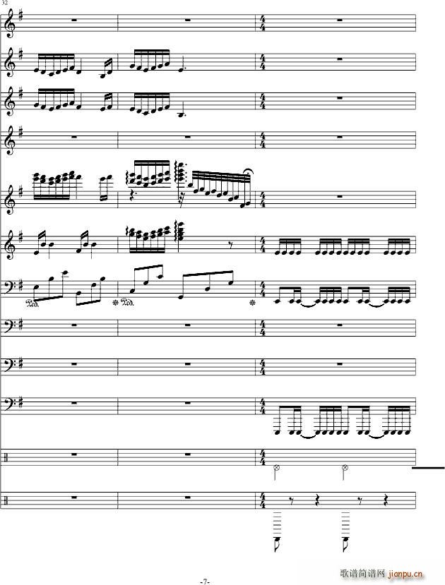 Negro(钢琴谱)7