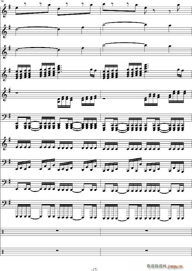 Negro(钢琴谱)17