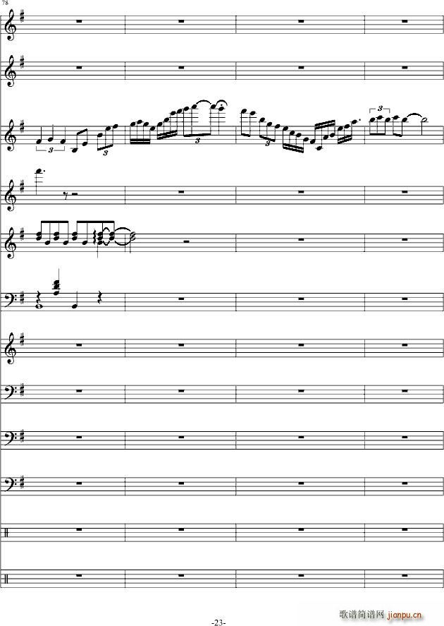 Negro(钢琴谱)23