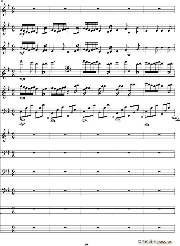 Negro(钢琴谱)29