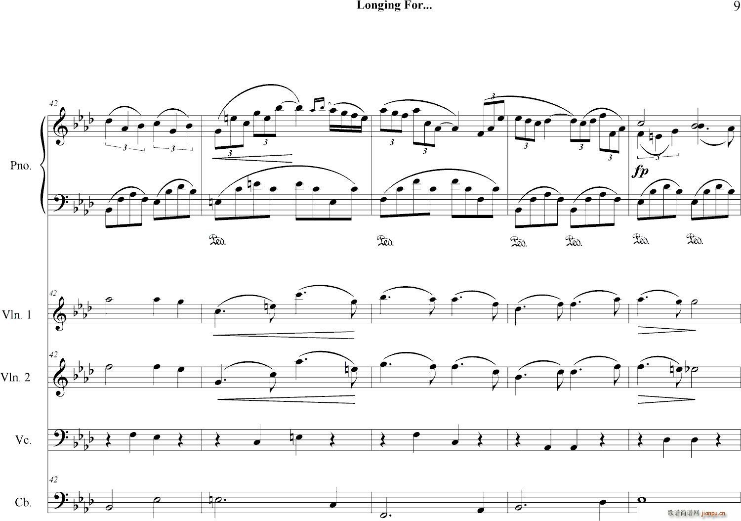 Longing(钢琴谱)9